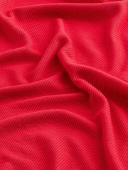 Red Ribbed Long Sleeve Pyjamas - Image 11 of 12