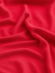 Red Ribbed Long Sleeve Pyjamas - Image 12 of 12