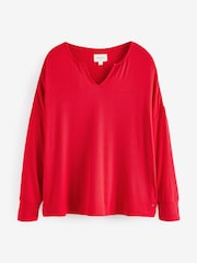 Red Ribbed Long Sleeve Pyjamas - Image 8 of 12