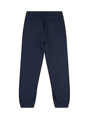 Jack Wills Blue Dark Boys 100% Cotton Graphic Haydor Joggers - Image 6 of 7