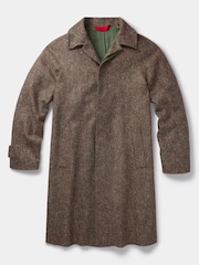 Aubin Glenties Wool Brown Overcoat - Image 4 of 9