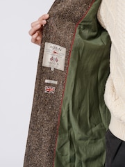 Aubin Glenties Wool Brown Overcoat - Image 5 of 9