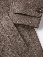 Aubin Glenties Wool Brown Overcoat - Image 7 of 9
