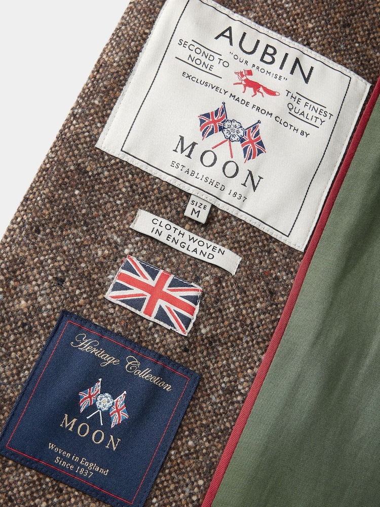 Aubin Glenties Wool Brown Overcoat - Image 8 of 9