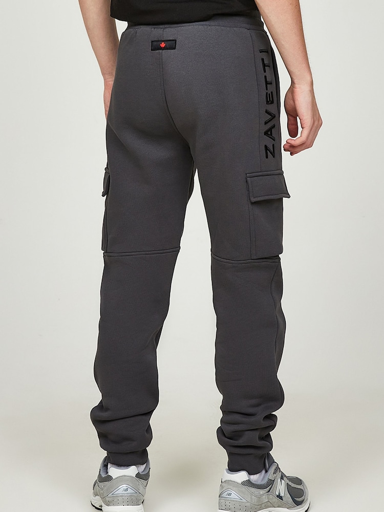Zavetti Canada Juniors Grey Botticini Reflective Joggers - Image 3 of 5