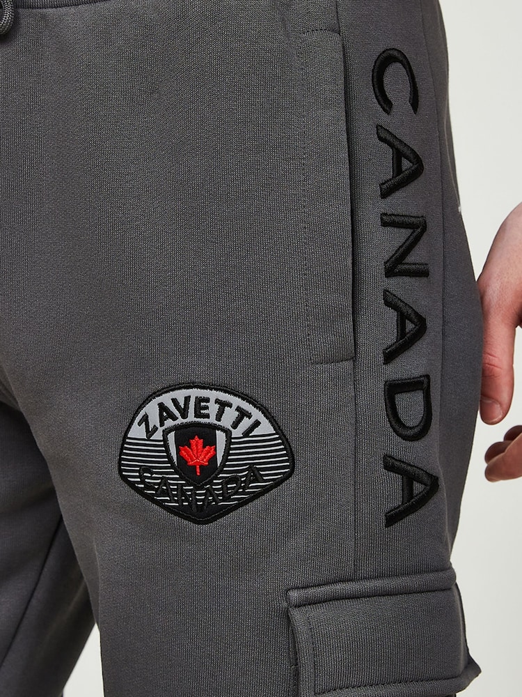 Zavetti Canada Juniors Grey Botticini Reflective Joggers - Image 5 of 5