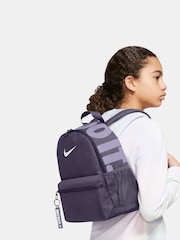 Nike Light Purple Kids Brasilia JDI Mini Backpack (11L) - Image 42 of 47