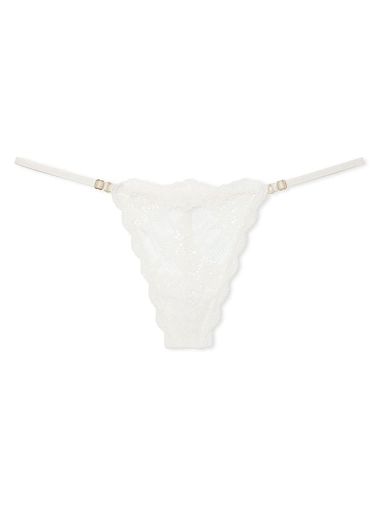 Victoria's Secret Coconut White G String Lace Knickers - Image 3 of 3
