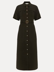 Phase Eight Green Willow Midi Utility Dress - Image 6 of 6