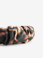 Leopard Print Ruched Structured Headband - Image 4 of 5
