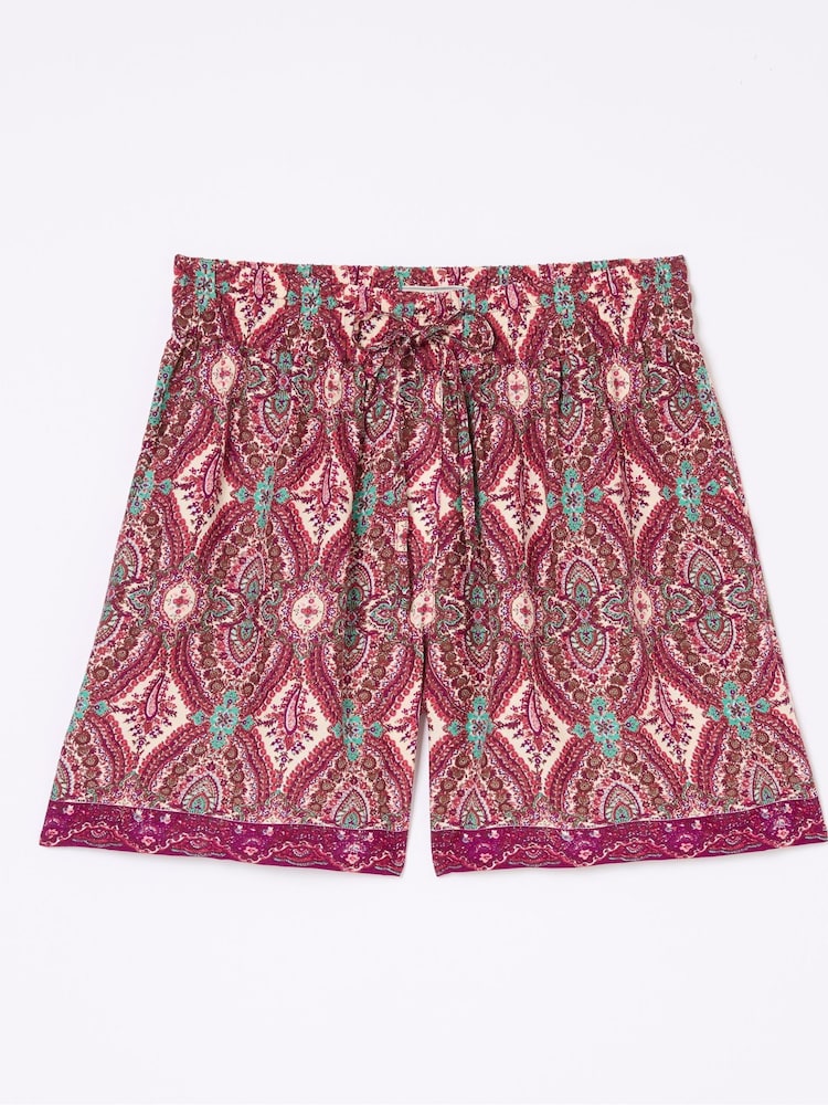 FatFace Flippy Purple Detail Paisley Shorts - Image 5 of 5 FatFace Flippy Purple Detail Paisley Shorts - Image 5 of 5