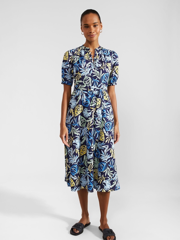 Hobbs Black Petite Merle Dress - Image 1 of 4 Hobbs Black Petite Merle Dress - Image 1 of 4