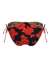 Pour Moi Animal Brief Print St Lucia Bikini Bottoms - Image 4 of 4