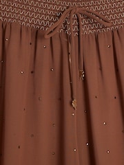 بنطلون شفاف مرصع بالألماس من River Island - صورة 4 من 4