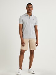 Hackett London Men Grey 100% Cotton Polo Shirt - Image 3 of 7