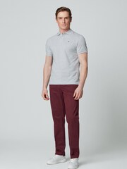 Hackett London Men Grey 100% Cotton Polo Shirt - Image 6 of 7