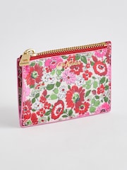 Cath Kidston Red Ditsy Zip Card Holder - Image 1 of 4