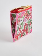 Cath Kidston Red Ditsy Zip Card Holder - Image 3 of 4