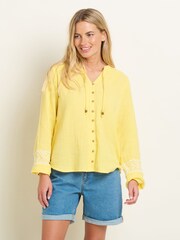 Brakeburn 100% Cotton Jessie Embroidered Blouse - Bild 1 von 1