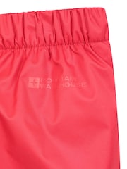 Rojo - Pantalones con forro polar impermeables de niño de Mountain Warehouse - Imagen 5 de 6