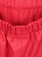 Rojo - Pantalones con forro polar impermeables de niño de Mountain Warehouse - Imagen 6 de 6