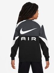 Nike Black Air Crew Sweatshirt - Image 2 of 3