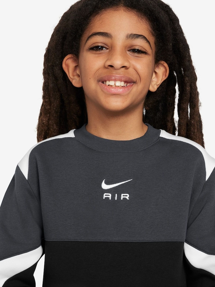Nike Black Air Crew Sweatshirt - Image 3 of 3