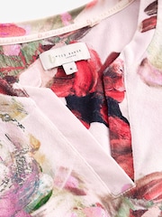 B by Ted Baker Teal Blue Cosy Floral Pyjamas - Image 12 of 13