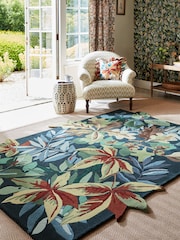 Sanderson Green Robins Wood Rug - Image 1 of 8