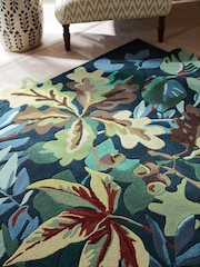 Sanderson Green Robins Wood Rug - Image 2 of 8