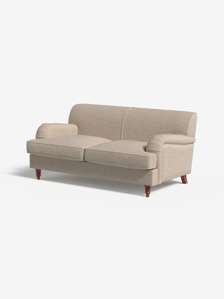 MADE.COM Basket Weave Natural Stone Orson 2 Seater Sofa - Image 1 of 3