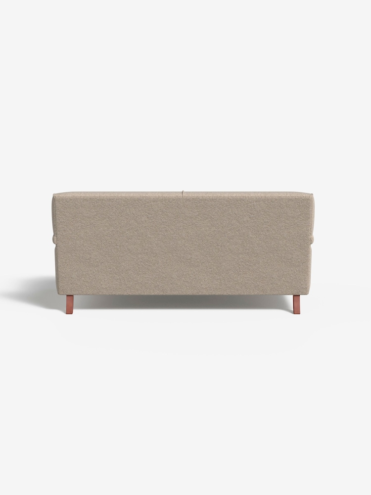 MADE.COM Basket Weave Natural Stone Orson 2 Seater Sofa - Image 2 of 3
