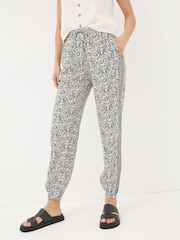 FatFace Lyme Black Inlay Floral Trousers - Image 3 of 7