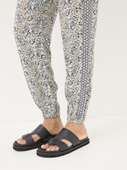 FatFace Lyme Black Inlay Floral Trousers - Image 4 of 7