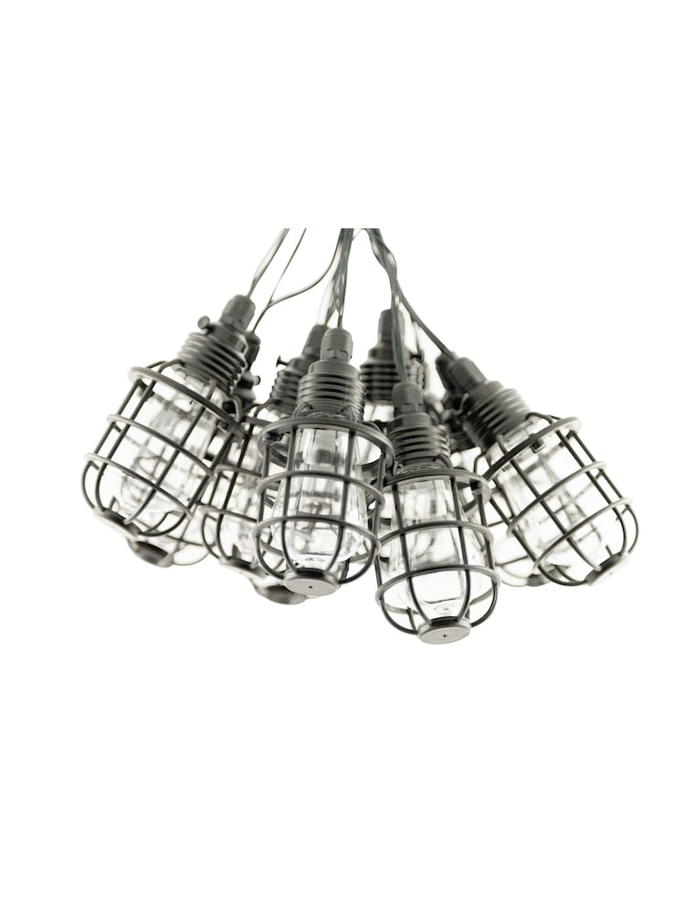 SolarCentre Black Elan Festoon Cage Outdoor Solar Lights - Image 2 of 2