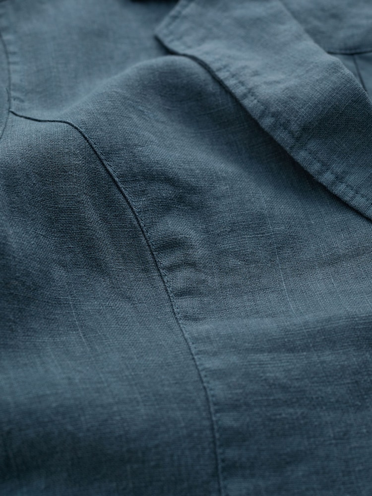 Seasalt Cornwall Blue Blinker Blazer - Image 7 of 7