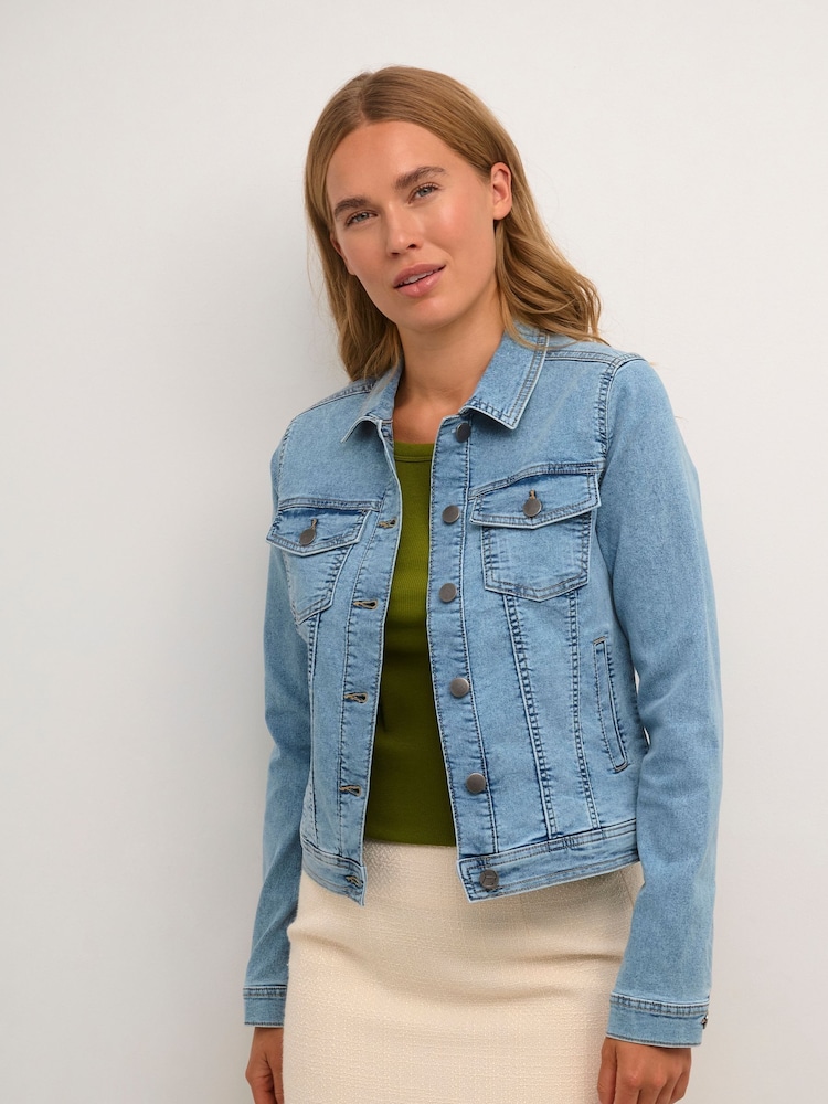 Kaffe Vicky Denim Jacket - Image 1 of 6 Kaffe Vicky Denim Jacket - Image 1 of 6