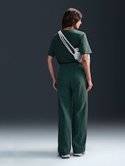 Nike Dark Green Oversized Mini Swoosh Sportswear T-Shirt - Image 2 of 5