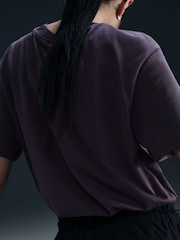 Nike Purple Short Sleeve 100% Cotton Boyfriend T-Shirt - Image 4 of 7