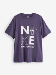 Nike Purple Short Sleeve 100% Cotton Boyfriend T-Shirt - Image 7 of 7