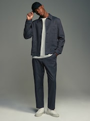 Blue EDIT Denim Look Shacket - Image 3 of 11