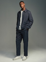 Blue EDIT Denim Look Shacket - Image 4 of 11