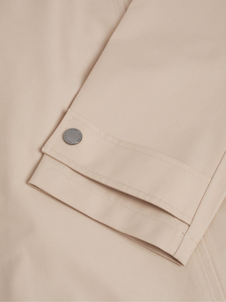 Ted Baker Brown Batterc Hooded Commuter Trench Jacket - Image 6 of 6