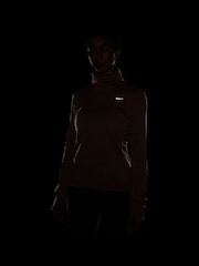 Nike Brown Therma-FIT Swift Element Turtleneck Running Top - Image 6 of 6