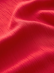 Red Longline Overhead Shirt Cover-Up - Image 6 of 6