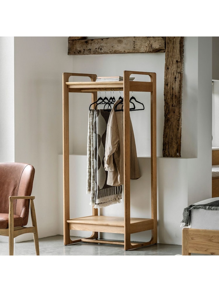 Gallery Home Natural Neston Open Wardrobe - Image 1 of 5