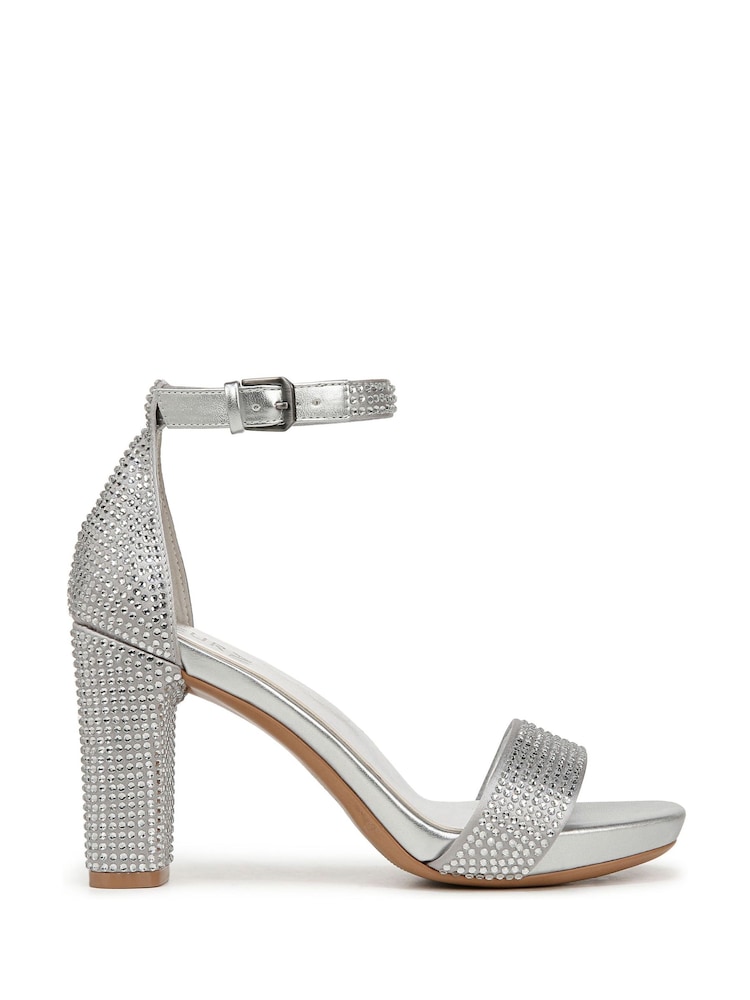 Naturalizer Silver Joy Glitz Sandals - Image 1 of 6 Naturalizer Silver Joy Glitz Sandals - Image 1 of 6