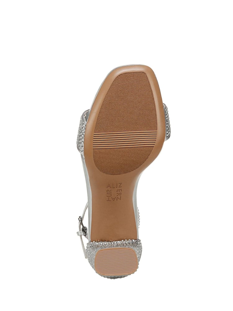 Naturalizer Silver Joy Glitz Sandals - Image 6 of 6 Naturalizer Silver Joy Glitz Sandals - Image 6 of 6
