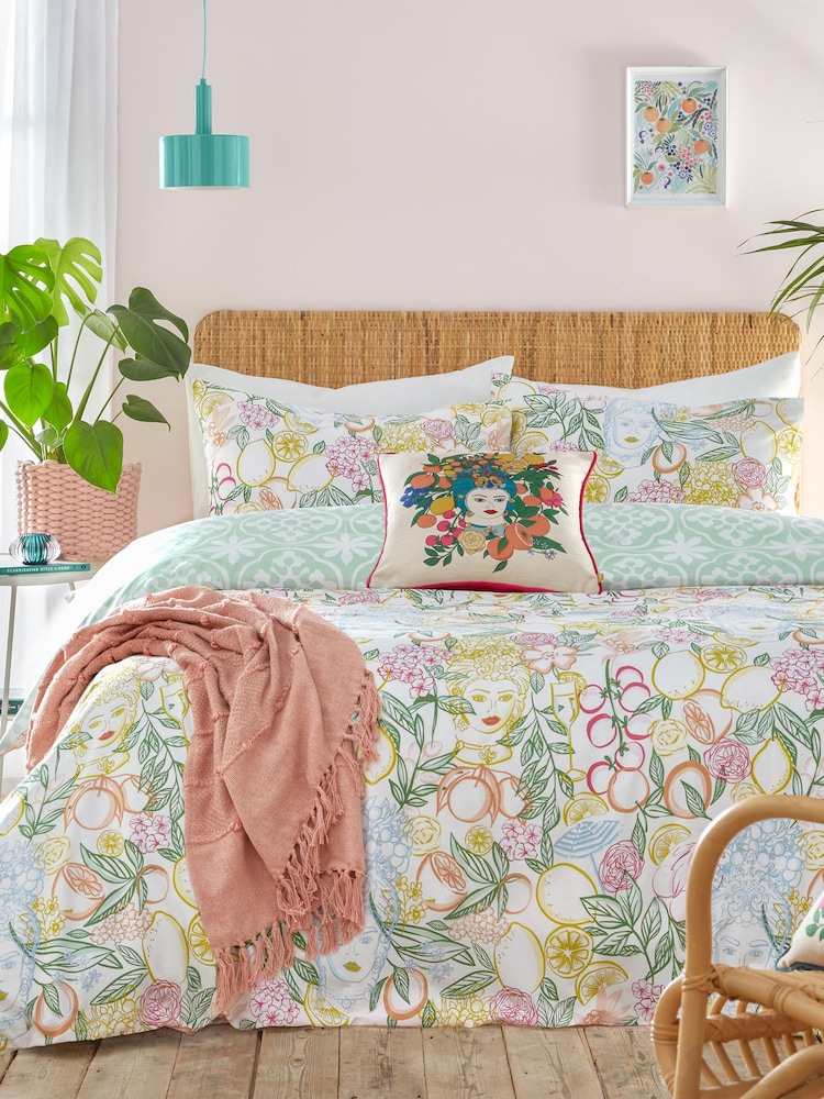 Furn Multicolour Taormina Floral Duvet Cover Set - Image 1 of 4