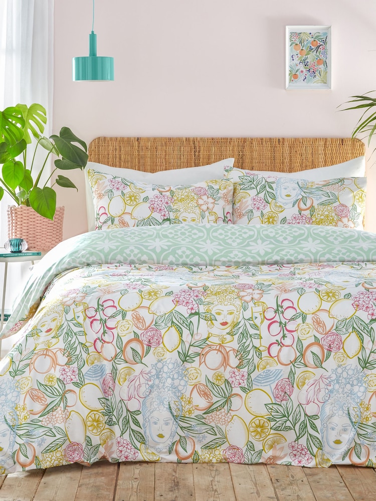 Furn Multicolour Taormina Floral Duvet Cover Set - Image 2 of 4